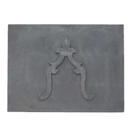 Plaque de cheminée en fonte LIS – Dimensions cm 80 x 60 h x 1,2