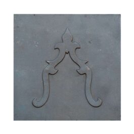 Plaque de cheminée en fonte LIS – Dimensions cm 60 x 60 h x 1