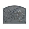 plaque en fonte décorée Attraper