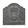 Plaque en fonte décorée Lys Royal