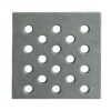 grille en fonte pour ramasser les cendres