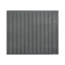 Plaque de cheminée en fonte Rainurée CM 57×50 epaisseur 0,8 cm