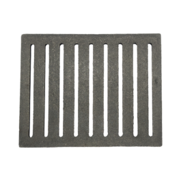 Grille en fonte pour ramasser les cendres 19,50 x 23,40 h cm – Épaisseur 1,2 cm