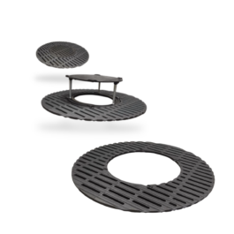 Grille BBQ circulaire en fonte modulaire