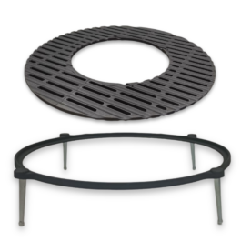 Grille BBQ circulaire en fonte modulaire – Ø54,5 + Frame