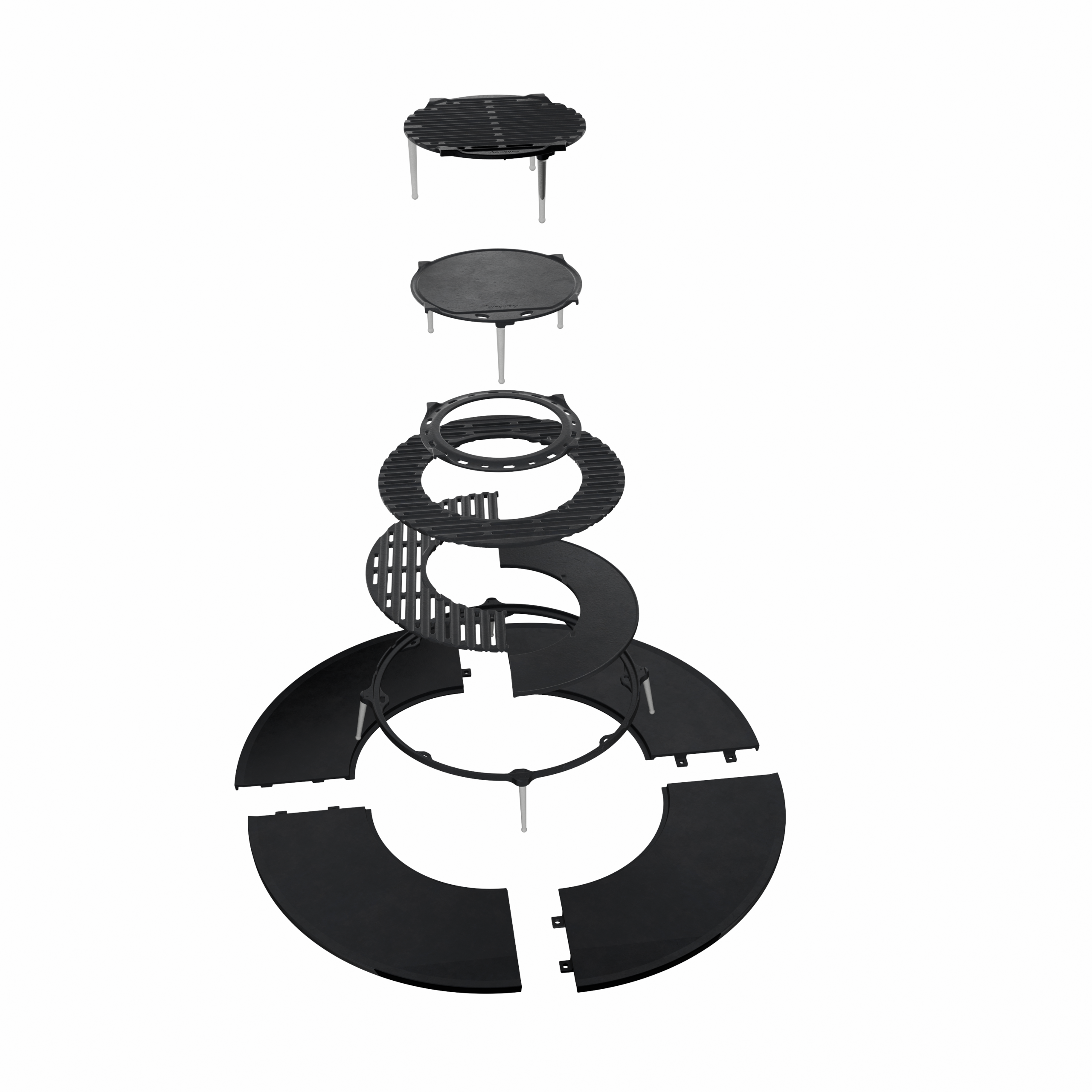 FRAME - Support pour barbecue multifonction avec brochettes et accessoires modulables – Image 3